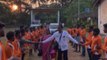 Watch: Residents of Karnataka village form guard of honour for retiring school teacher