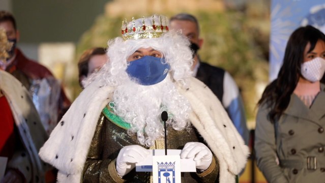 El Rey Melchor recoge las cartas de los dirigentes madrileños