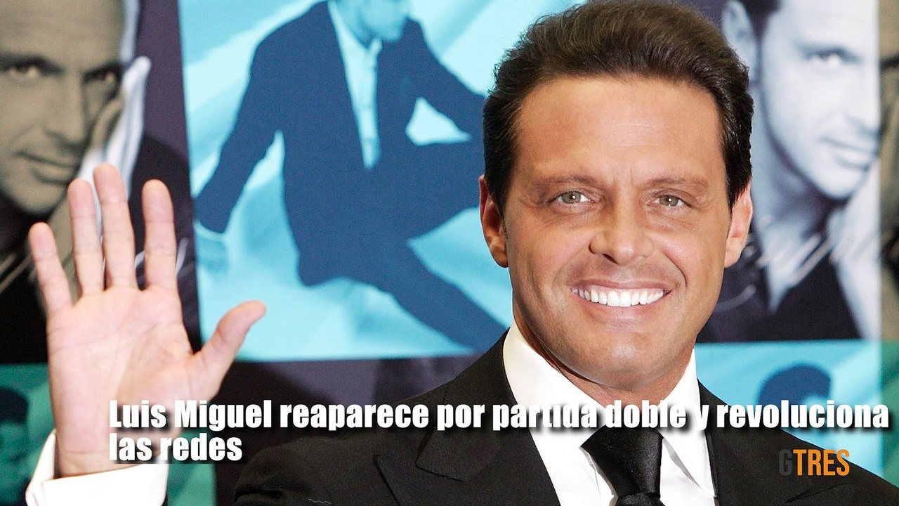 Luis Miguel reaparece por doble partida y revoluciona las redes