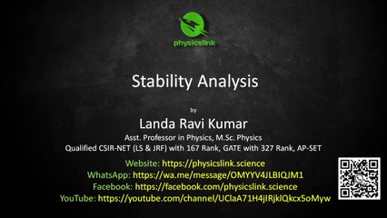 Stability Analysis