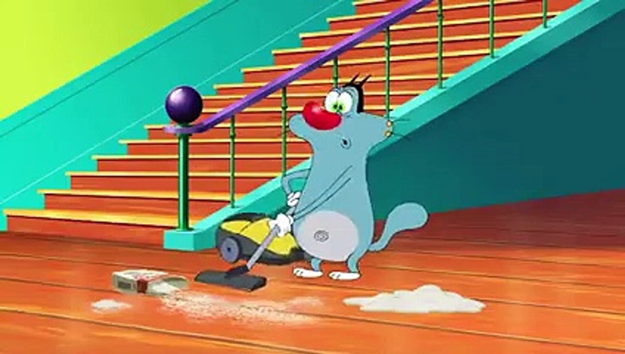 Oggy and the Cockroaches - Oggy and the Flour Man (S04E63) Hindi Cartoons for Kids(240P)