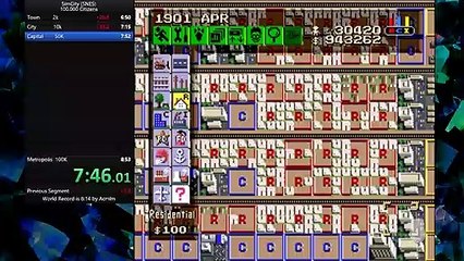 [2017-06-27] SimCity SNES 100k speedruns
