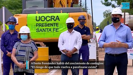 Alberto Fernández habló del crecimiento de contagios