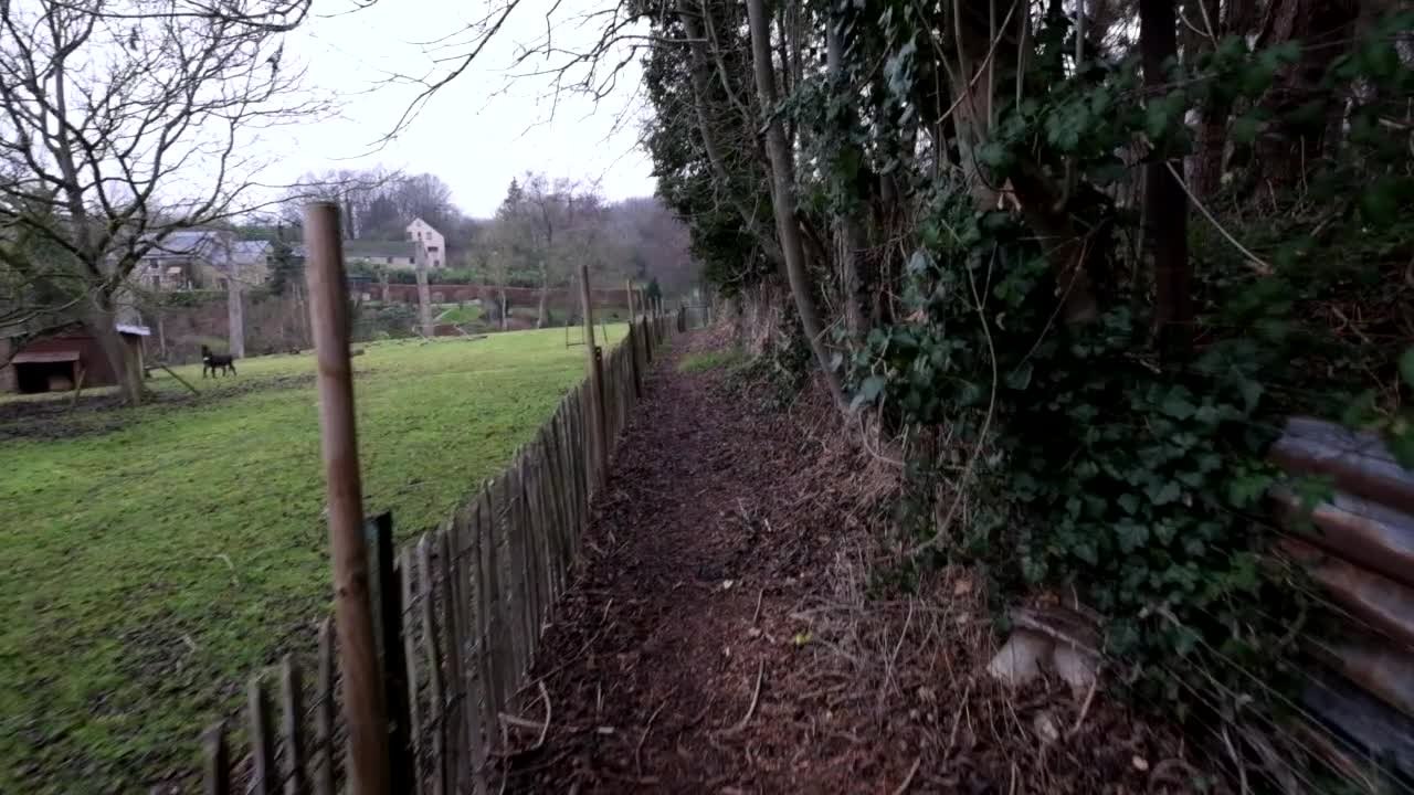 Sentier réhabilité à Vezin