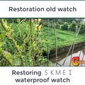 Restoration old watch - Restoring ＳＫＭＥＩ waterproof watch