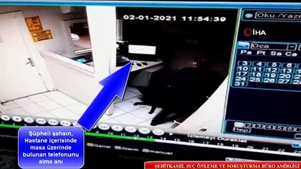 Sağlık çalışanının telefonunu çalan şüpheli yakalandı