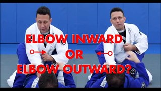 Closed Guard - Elbow inward or outward?