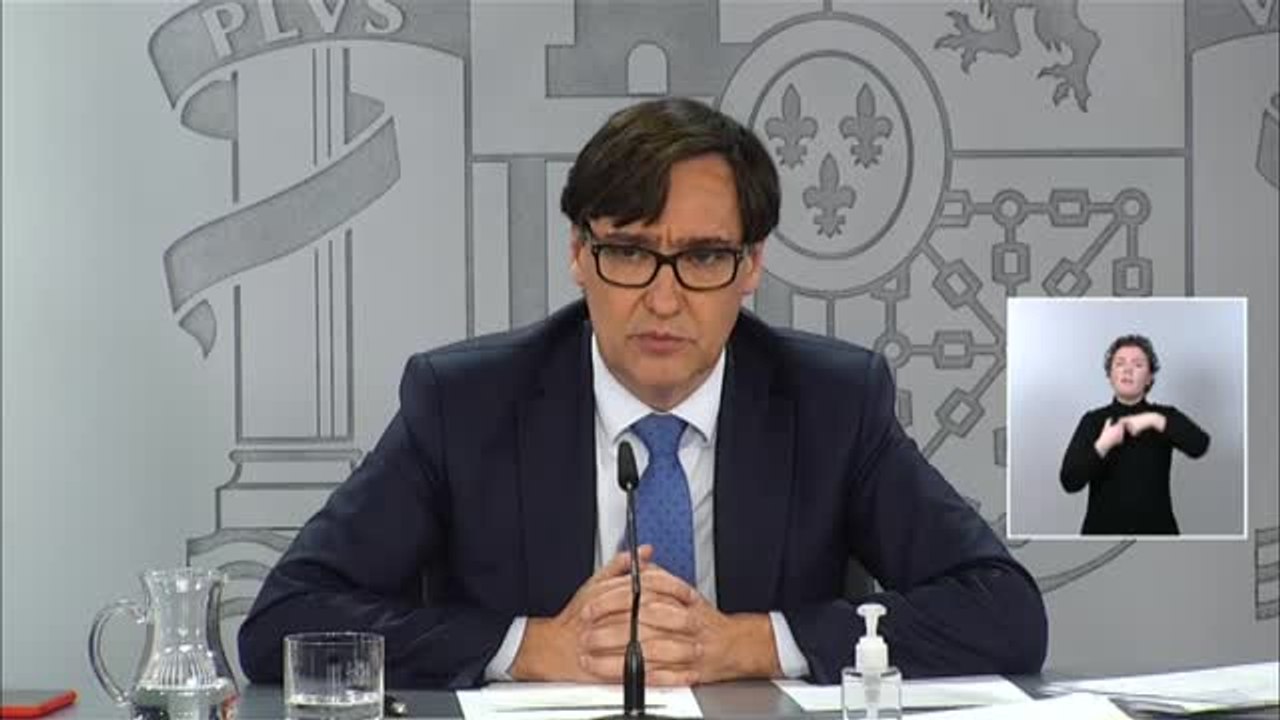 Salvador Illa anuncia que ya han sido administradas 82.834 dosis de la vacuna de Pfizer en toda España
