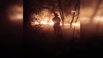 Adil Öksüz’ün çanta gömdüğü iddia edilen bölgede orman yangını
