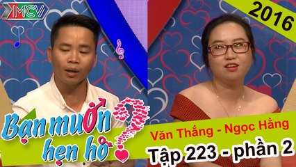 Màn trình diễn nhạc rock "lãng mạn" khiến cô gái trẻ xiêu lòng | Văn Thắng - Ngọc Hằng | BMHH 223