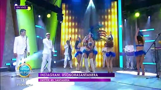 ¡La Sonora Santanera de Carlos Colorado y María Fernanda estuvieron con nosotros! | Venga La Alegría