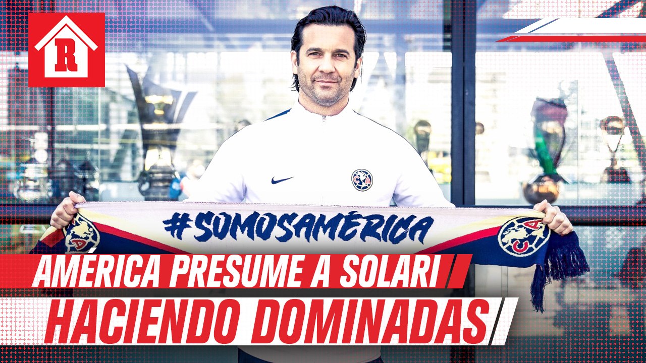 América presumió a Santiago Solari dominando el balón en entrenamiento
