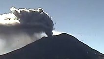 Ash spews from Popocatepetl volcano