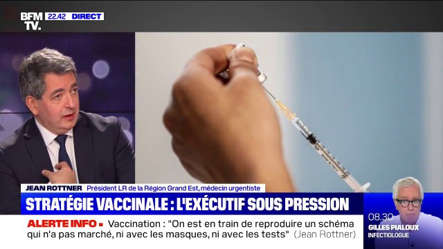 Vaccination: pour Jean Rottner, le gouvernement a besoin de s'appuyer sur les collectivités, nous pouvons être un facilitateur