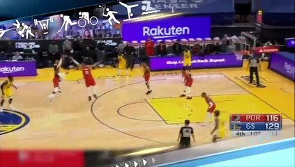 [스포츠영상] '던지는 대로' 커리, 62점 폭발