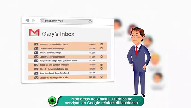 Problemas no Gmail: Usuários de serviços do Google relatam dificuldades
