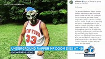 Influential rapper MF DOOM dead at 49, family confirms