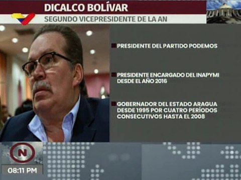 Perfil | Didalco Bolívar, Segundo Vicepresidente de la nueva AN