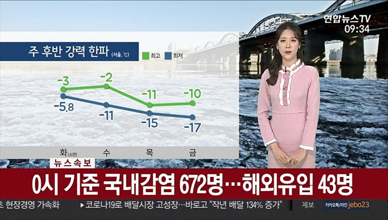 [날씨] 주 후반 한파 절정…내일 전국 대부분 '눈'