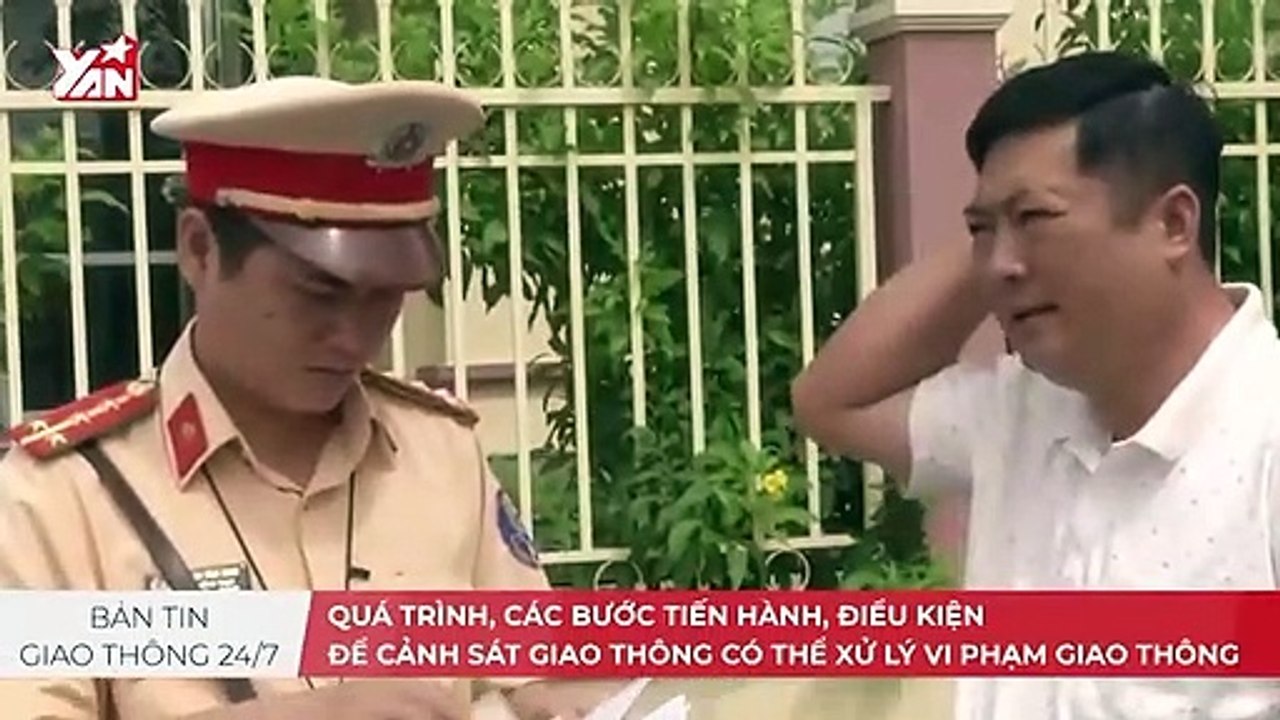 Quy trình các bước tiến hành , điều kiện để cảnh sát giao thông có thể xử lý vi phạm giao thông