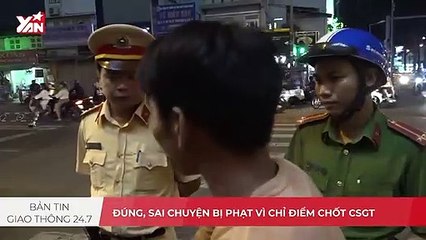 Đúng, sai chuyện bị phạt vì chỉ điểm chốt cảnh sát giao thông