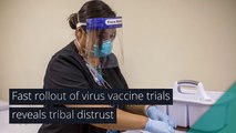 Fast rollout of virus vaccine trials reveals tribal distrust, and other top stories in health from January 05, 2021.