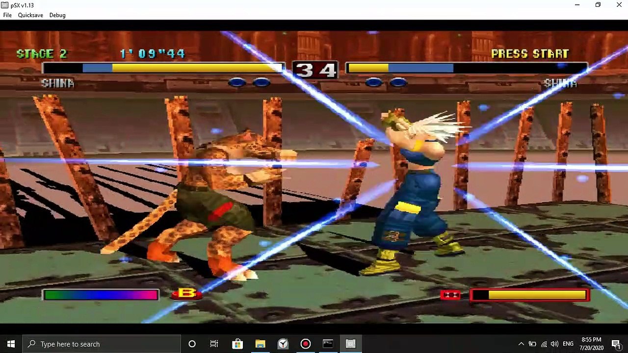 Shina(The Leopard) defeats Shina(The Leopard) (#1) - Bloody Roar 2