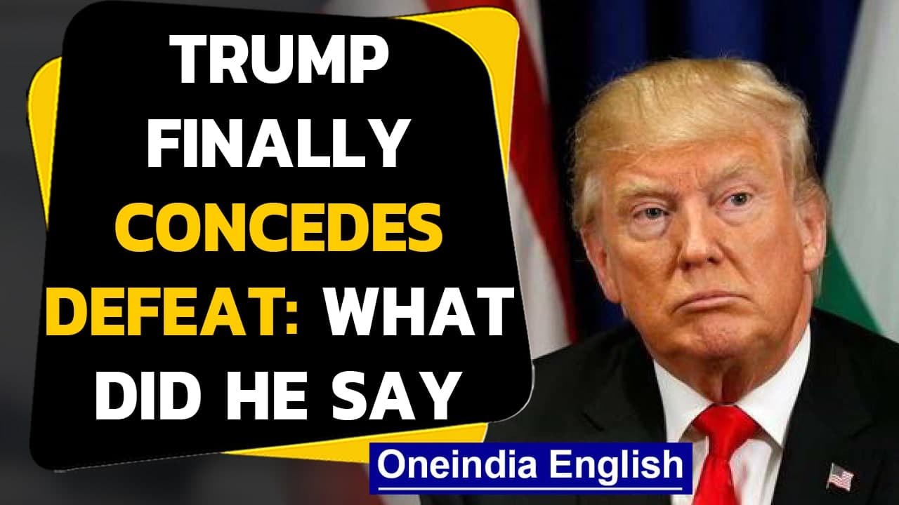 Donald Trump condemns capitol violence, finally...