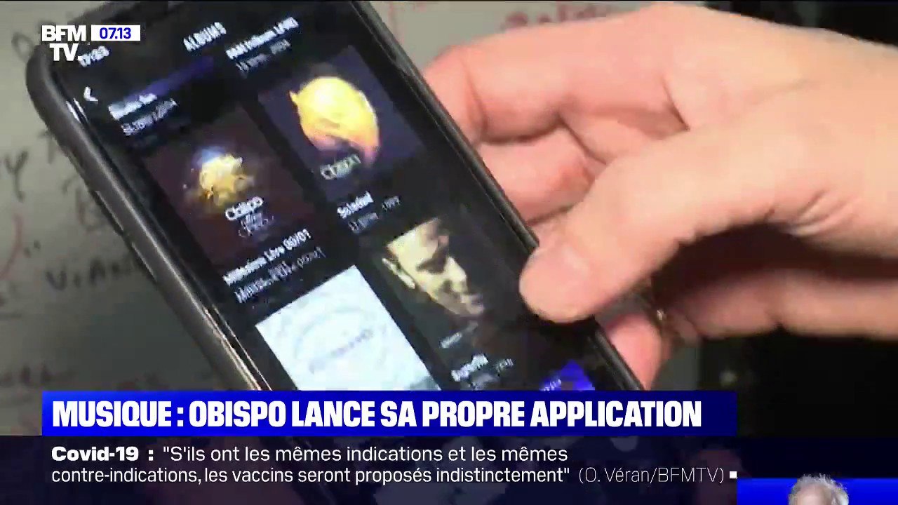 pascal obispo premier artiste francais a lancer son application de musique video dailymotion