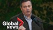 Coronavirus: Alberta premier backtracks on response to pandemic travel scandal