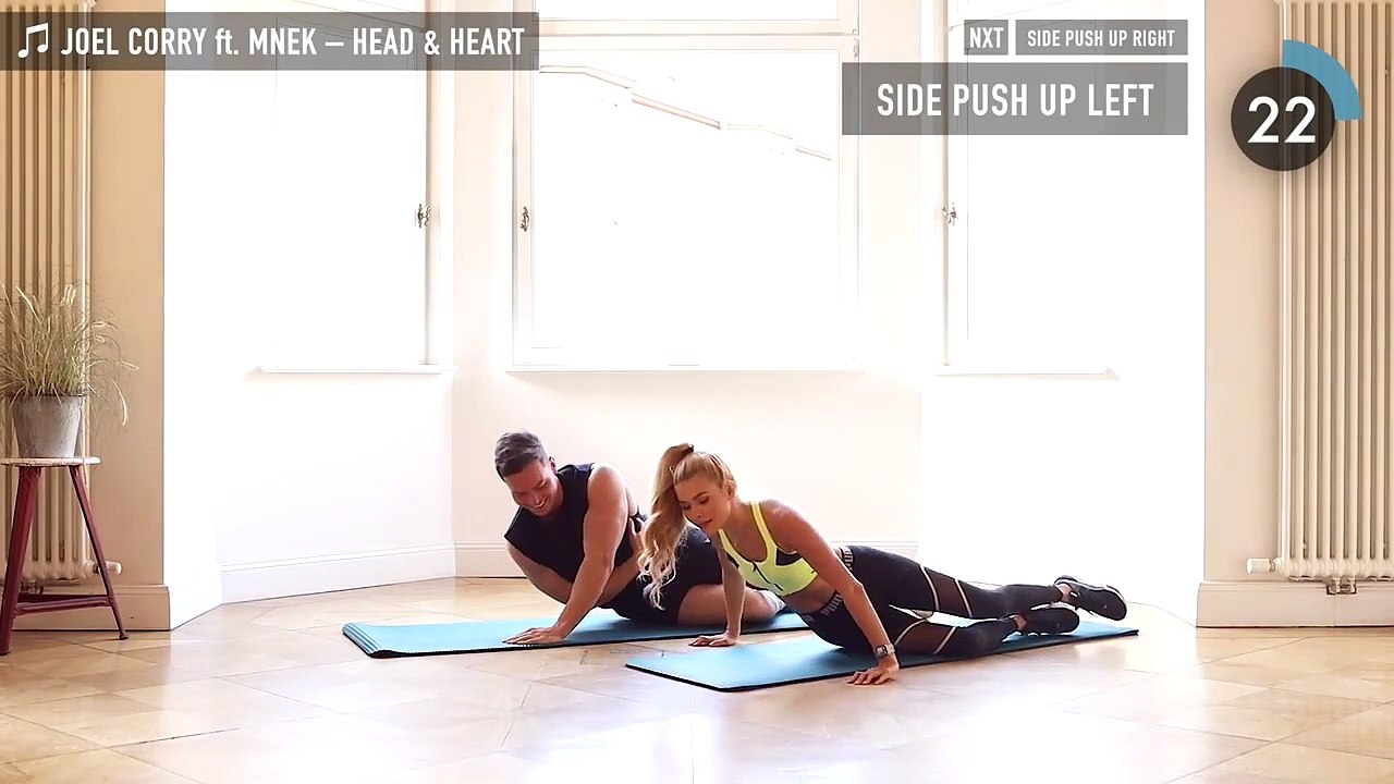 10 MIN UPPER BODY ABS - for arms, chest and core with DJ Joel Corry _ No Equipme