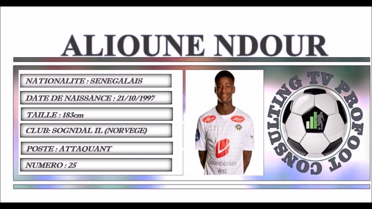 ALIOUNE NDOUR ●II Best Skills & GoalsII● SOGNDAL IL (NORVEGE)