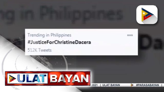 #UlatBayan | Pagkamatay ni Christine Dacera, umani ng iba't ibang reaksyon sa social media