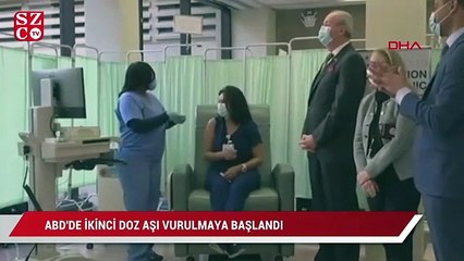 ABD’de ikinci doz aşı vurulmaya başlandı