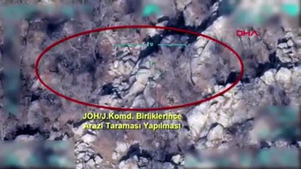 5 teröristin öldürüldüğü operasyon kamerada