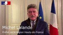 Vœux du préfet Michel Lalande pour 2021 aux habitants des Hauts-de-France