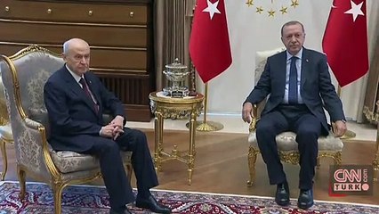 SON DAKİKA: Cumhurbaşkanı Erdoğan'dan Bahçeli'ye evinde ziyaret | Video