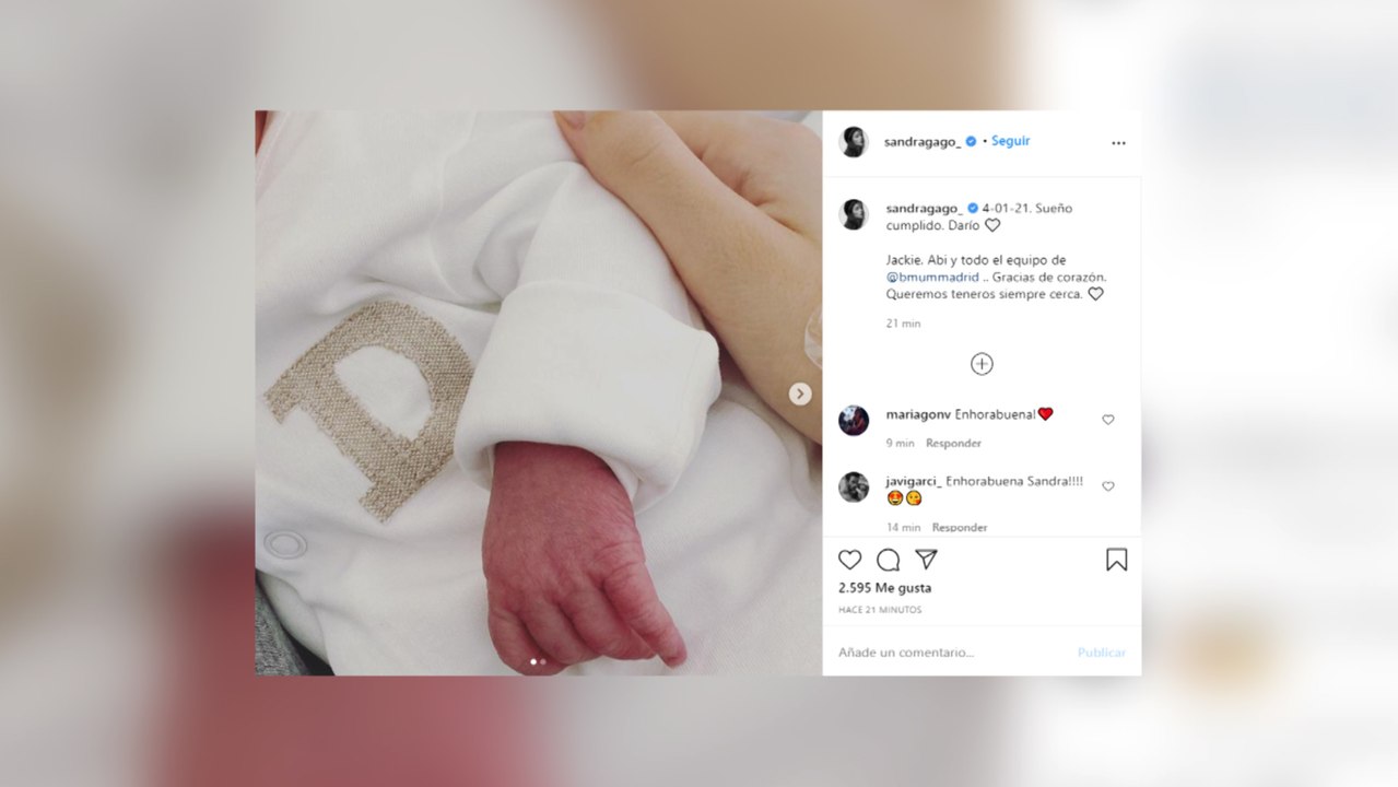 Sandra Gago y Feliciano López, padres de su pri...