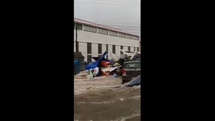 Des torrents de grêle emportent tout dans le centre-ville de Sucre en Bolivie ! 2021.01.05