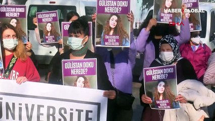 Beşiktaş'ta "Gülistan Doku " eylemi