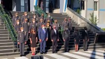 Presidente Abinader visita el Palacio de la Policía Nacional