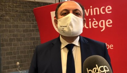 Interview de Willy Borsus à Huy dans le cadre du projet RenoWatt