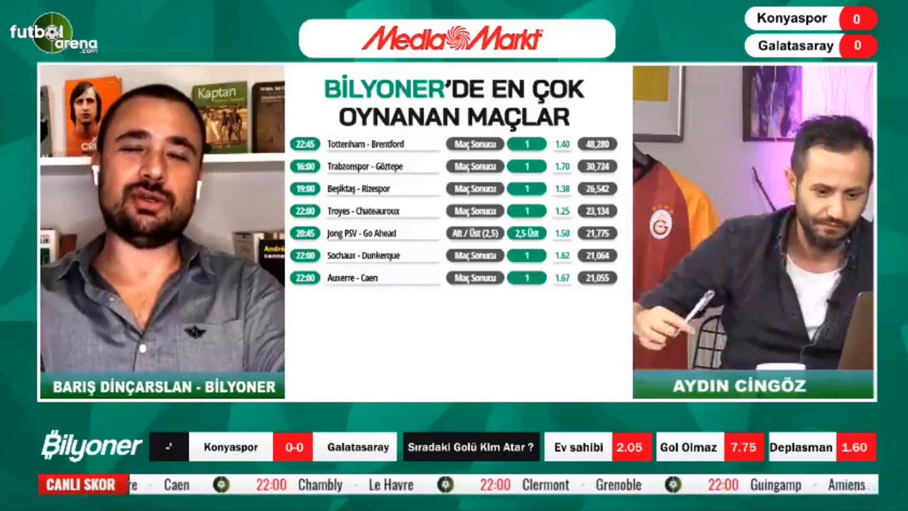 Barış Dinçarslan, Konyaspor - Galatasaray maçı için tahmini yaptı