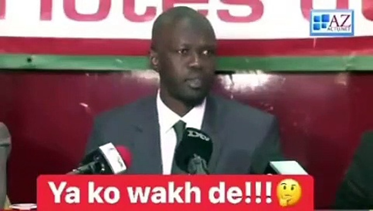 Sonko sur le financement  des partis