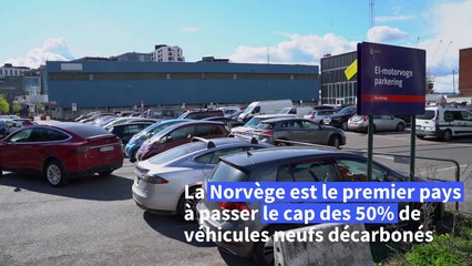 La Norvège, premier pays au monde à dépasser les 50% de voitures électriques vendues