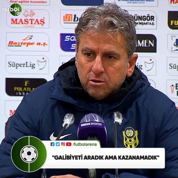 Hamza Hamzaoğlu: Galibiyeti aradık ama kazanamadık
