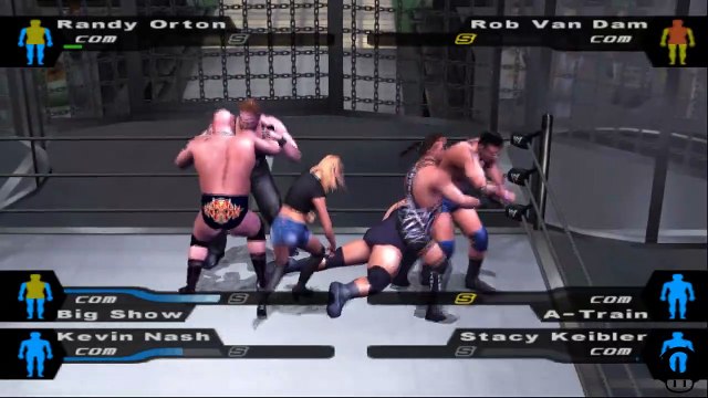 Here Comes the Pain Stacy Keibler vs Big Show vs A-Train vs Randy Orton vs RVD vs Kevin Nash