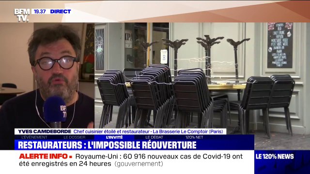 Yves Camdeborde sur la restauration: Notre profession est au bord du gouffre humainement et financièrement parlant