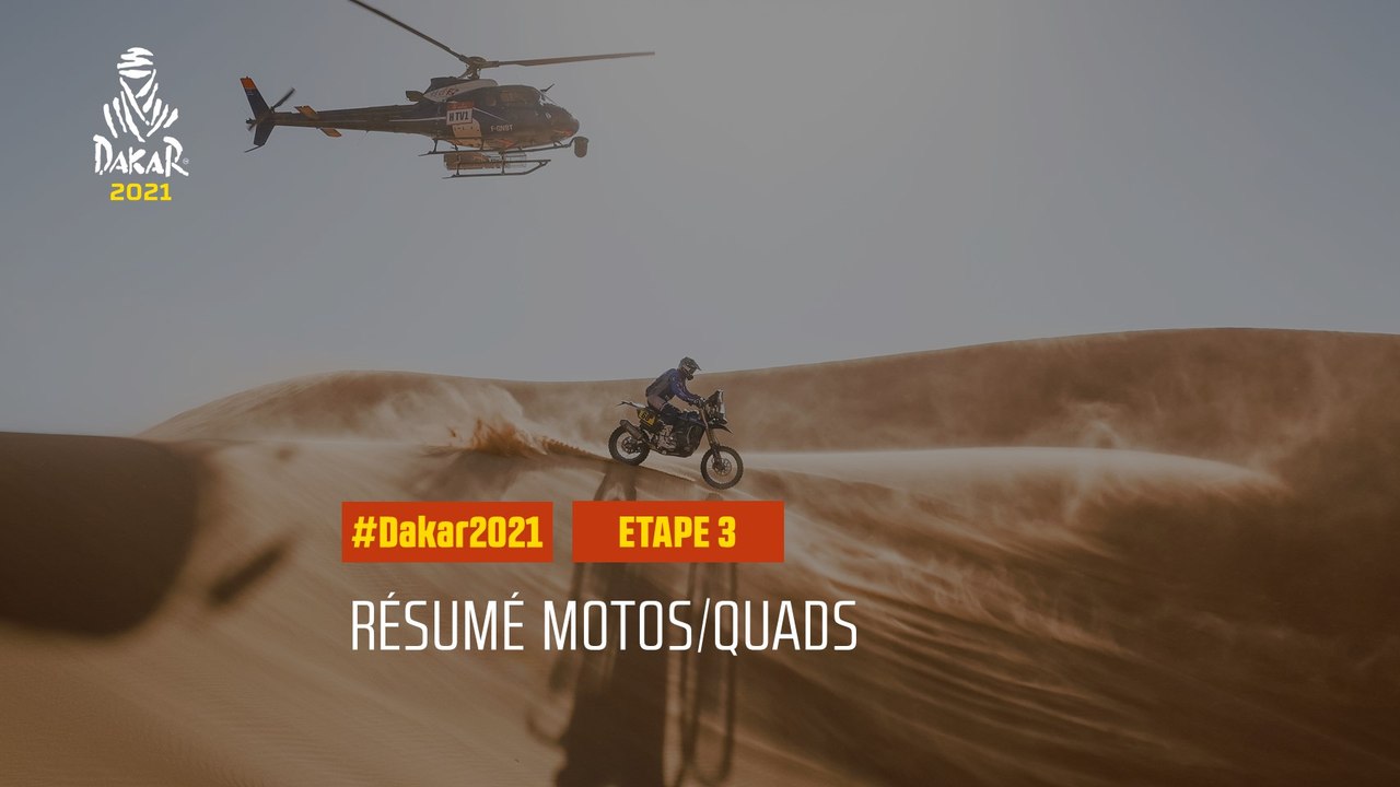 #DAKAR2021 - Étape 3 - Wadi Ad-Dawasir / Wadi Ad-Dawasir - Résumé Moto/Quad