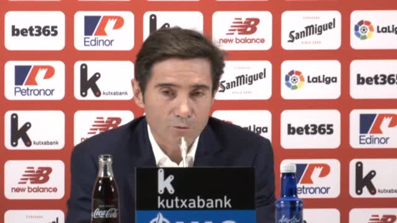 Marcelino en su presentación: "Casi seguro, sería la única oportunidad de entrenar a este gran club"